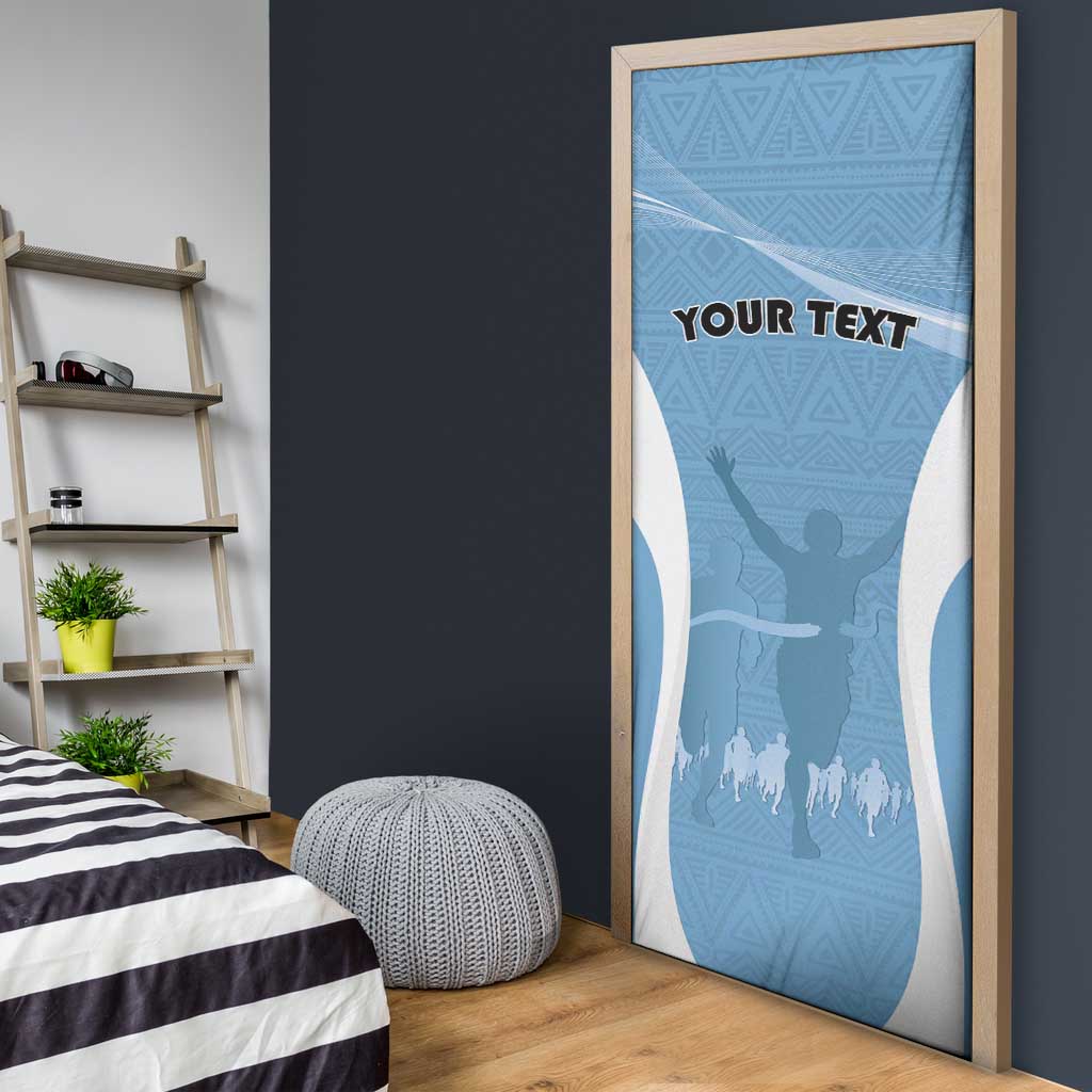 Personalized Botswana Athletics Door Cover Go Champions Go