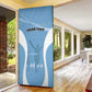 Personalized Botswana Athletics Door Cover Go Champions Go