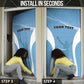 Personalized Botswana Athletics Door Cover Go Champions Go