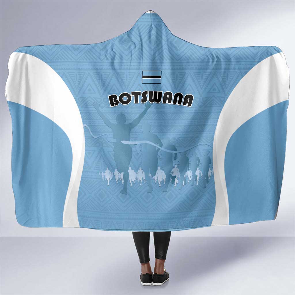Botswana Athletics Hooded Blanket Go Champions - African Pride