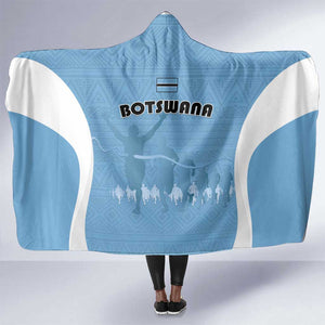 Botswana Athletics Hooded Blanket Go Champions - African Pride