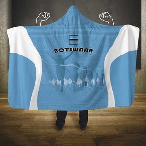 Botswana Athletics Hooded Blanket Go Champions - African Pride