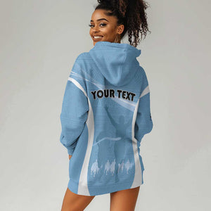 Personalized Botswana Athletics Hoodie Dress Go Champions - African Pride