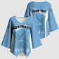 Personalized Botswana Athletics Kimono Sleeve Blouse Go Champions Go