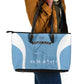 Botswana Athletics Leather Tote Bag Go Champions - African Pride