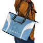Botswana Athletics Leather Tote Bag Go Champions - African Pride