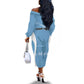 Personalized Botswana Athletics Off The Shoulder Long Sleeve Dress Go Champions - African Pride