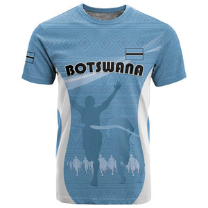Personalized Botswana Athletics T shirt Go Champions - African Pride