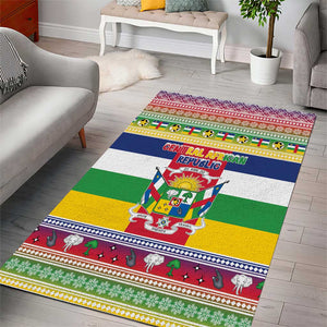 Afro Christmas in Central African Republic Area Rug Merry Christmas - African Pride
