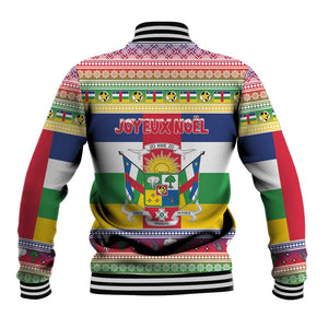 Afro Christmas in Central African Republic Baseball Jacket Merry Christmas - African Pride