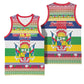 Afro Christmas in Central African Republic Basketball Jersey Merry Christmas - African Pride