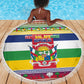 Afro Christmas in Central African Republic Beach Blanket Merry Christmas - African Pride