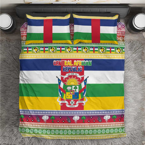 Afro Christmas in Central African Republic Bedding Set Merry Christmas - African Pride