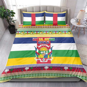 Afro Christmas in Central African Republic Bedding Set Merry Christmas - African Pride