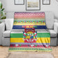 Afro Christmas in Central African Republic Blanket Merry Christmas - African Pride