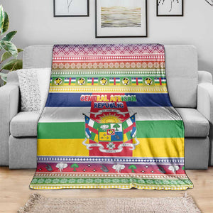 Afro Christmas in Central African Republic Blanket Merry Christmas - African Pride