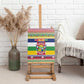 Afro Christmas in Central African Republic Canvas Wall Art Merry Christmas - African Pride