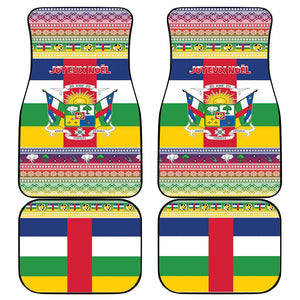 Afro Christmas in Central African Republic Car Mats Merry Christmas - African Pride