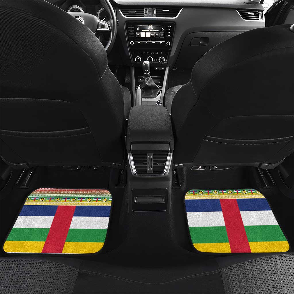 Afro Christmas in Central African Republic Car Mats Merry Christmas - African Pride