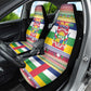 Afro Christmas in Central African Republic Car Seat Cover Merry Christmas - African Pride
