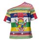 Central African Republic Christmas Cross Shoulder Shirt Joyeux Noel