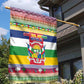Afro Christmas in Central African Republic Garden Flag Merry Christmas - African Pride