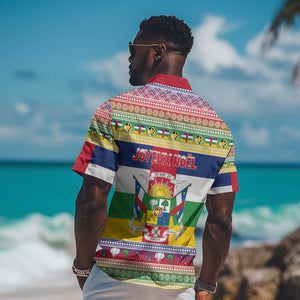 Afro Christmas in Central African Republic Hawaiian Shirt Merry Christmas - African Pride