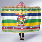Afro Christmas in Central African Republic Hooded Blanket Merry Christmas - African Pride