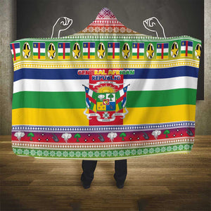 Afro Christmas in Central African Republic Hooded Blanket Merry Christmas - African Pride