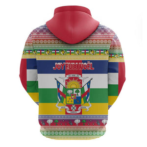 Afro Christmas in Central African Republic Hoodie Merry Christmas - African Pride