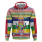 Afro Christmas in Central African Republic Hoodie Merry Christmas - African Pride