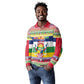 Afro Christmas in Central African Republic Long Sleeve Polo Shirt Merry Christmas - African Pride
