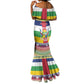 Afro Christmas in Central African Republic Mermaid Dress Merry Christmas - African Pride