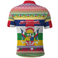 Afro Christmas in Central African Republic Polo Shirt Merry Christmas - African Pride