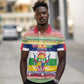 Afro Christmas in Central African Republic Polo Shirt Merry Christmas - African Pride