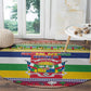 Afro Christmas in Central African Republic Round Carpet Merry Christmas - African Pride
