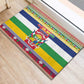 Afro Christmas in Central African Republic Rubber Doormat Merry Christmas - African Pride