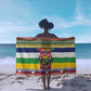 Afro Christmas in Central African Republic Sarong Merry Christmas - African Pride
