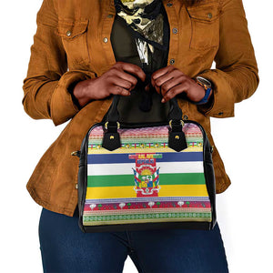 Afro Christmas in Central African Republic Shoulder Handbag Merry Christmas - African Pride