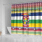 Afro Christmas in Central African Republic Shower Curtain Merry Christmas - African Pride