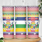 Afro Christmas in Central African Republic Skinny Tumbler Merry Christmas - African Pride