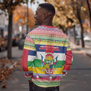 Afro Christmas in Central African Republic Sweatshirt Merry Christmas - African Pride