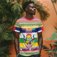 Afro Christmas in Central African Republic T shirt Merry Christmas - African Pride