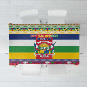 Afro Christmas in Central African Republic Tablecloth Merry Christmas - African Pride