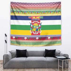 Afro Christmas in Central African Republic Tapestry Merry Christmas - African Pride