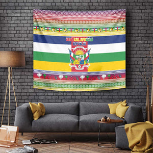 Afro Christmas in Central African Republic Tapestry Merry Christmas - African Pride