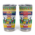 Afro Christmas in Central African Republic Tumbler Cup Merry Christmas - African Pride