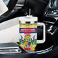 Afro Christmas in Central African Republic Tumbler With Handle Merry Christmas - African Pride