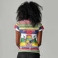 Afro Christmas in Central African Republic Women V-Neck T-Shirt Merry Christmas - African Pride