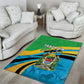 Tanzania Uhuru Day Area Rug Coat Of Arms - Sports Style - African Pride